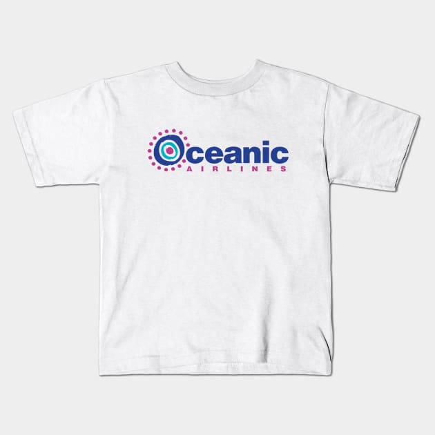 Oceanic Airlines - logo LOST Kids T-Shirt by BodinStreet